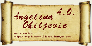 Angelina Okiljević vizit kartica
